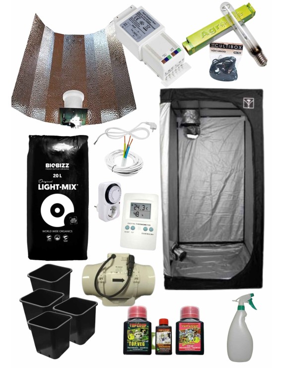 KIT TERRA 150 WATT HPS GROWBOX 60x60 Cm