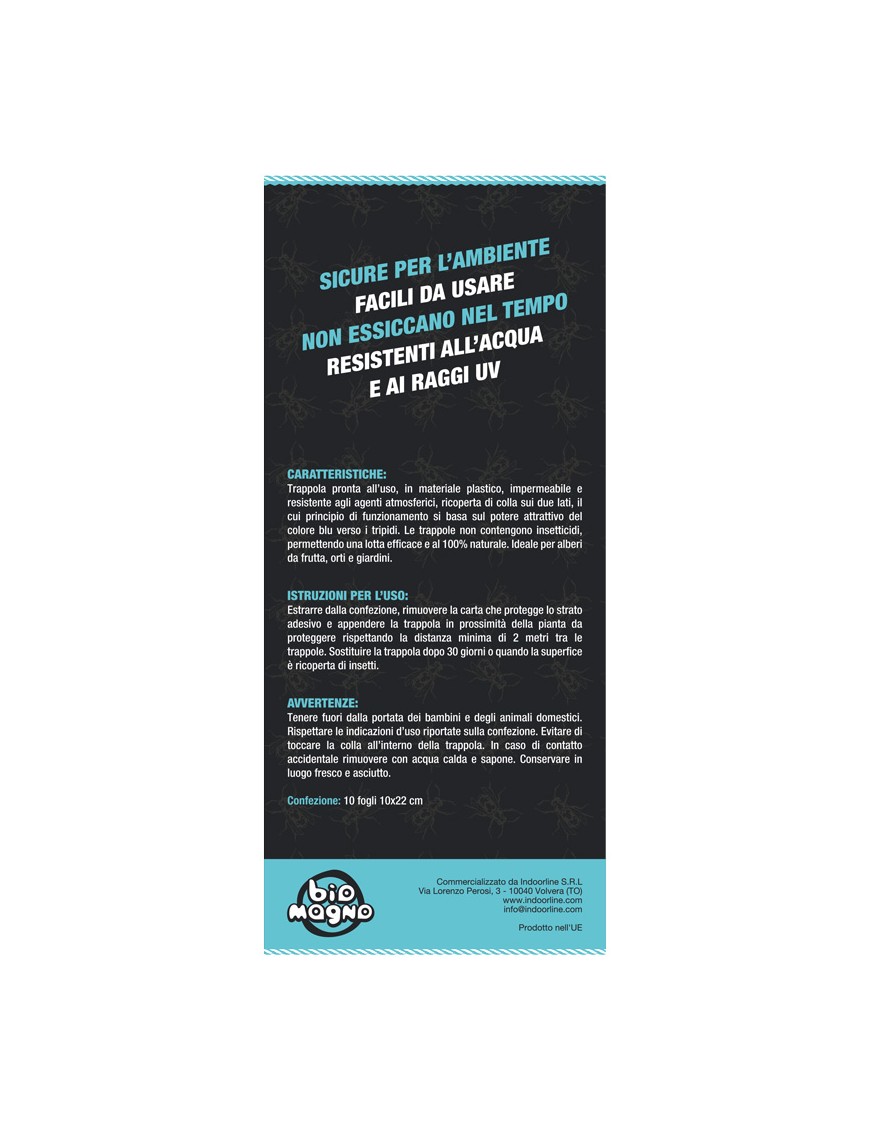 Ecotrap di Biomagno - Trappola Cromotropica Naturale per Tripidi – Hemporium
