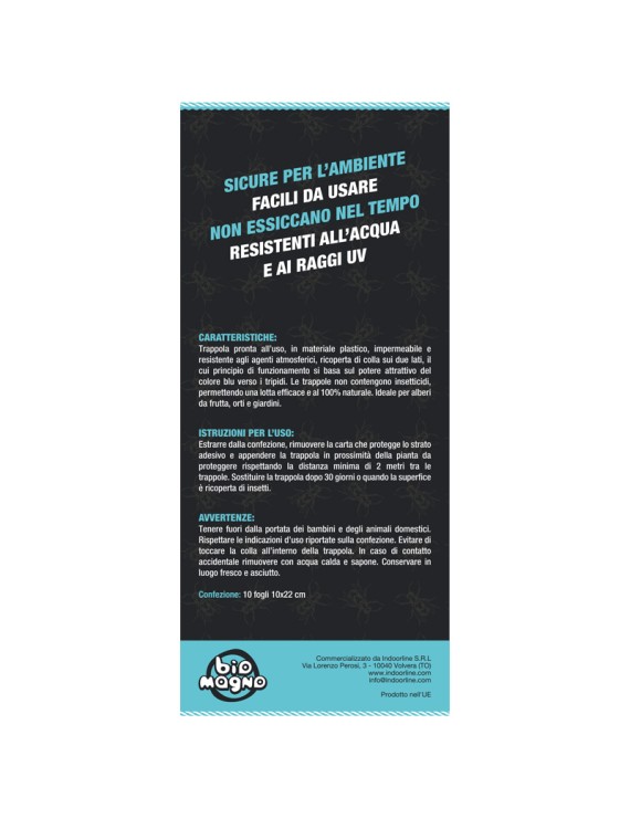 Ecotrap di Biomagno - Trappola Cromotropica Naturale per Tripidi – Hemporium