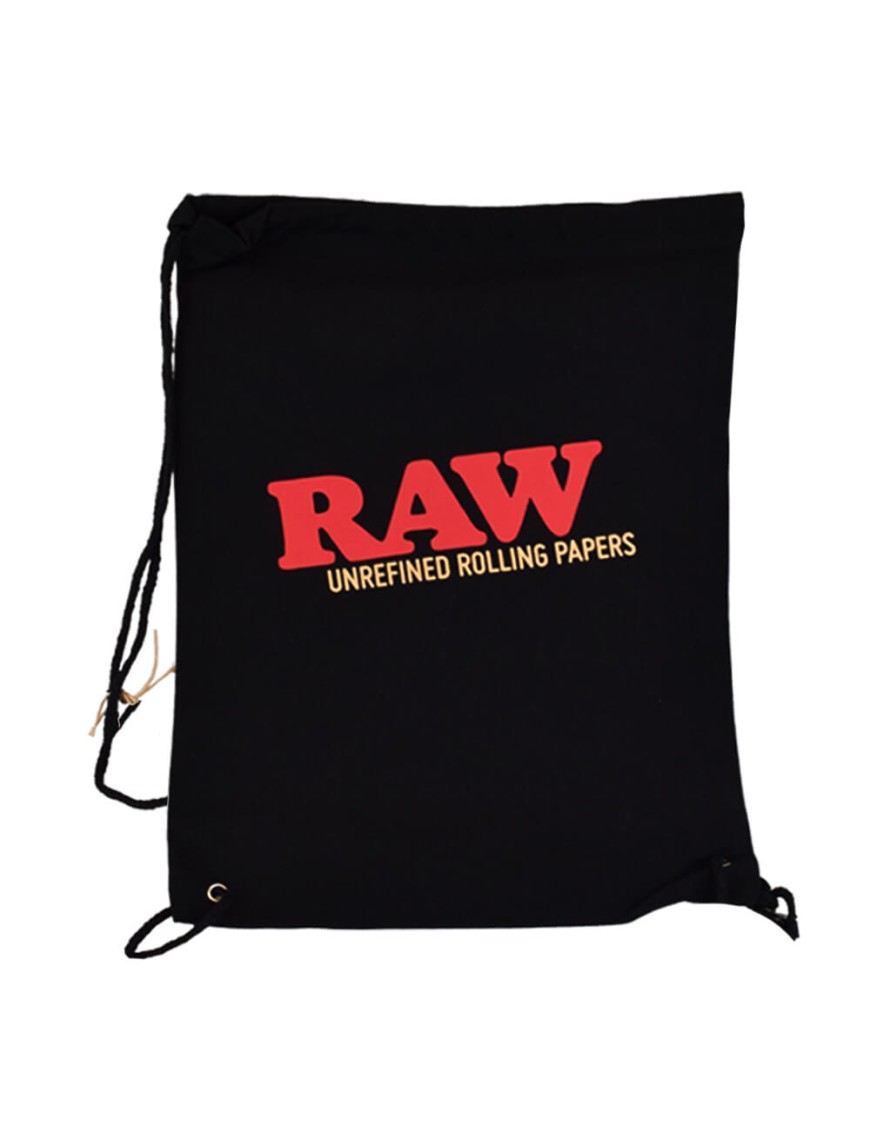 BORSA RAW NERA CON LACCI | Stile e Praticità in Movimento