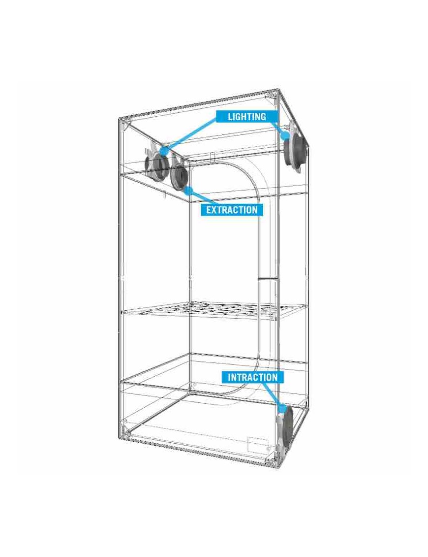 Flangia Condotte Growbox 25mm Secret Jardin | Hemporium