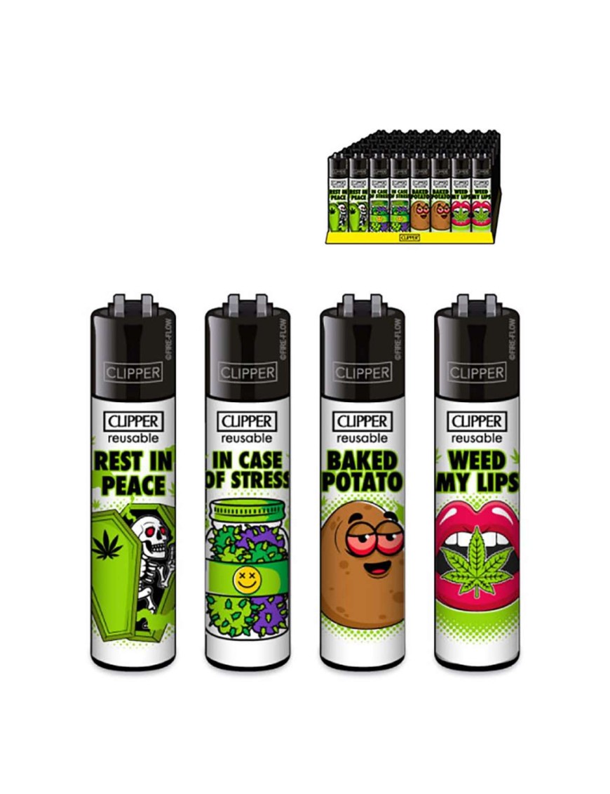 Clipper Slogan Weed 4 Pz
