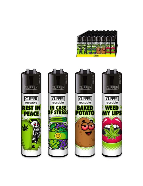Clipper Slogan Weed 4 Pz