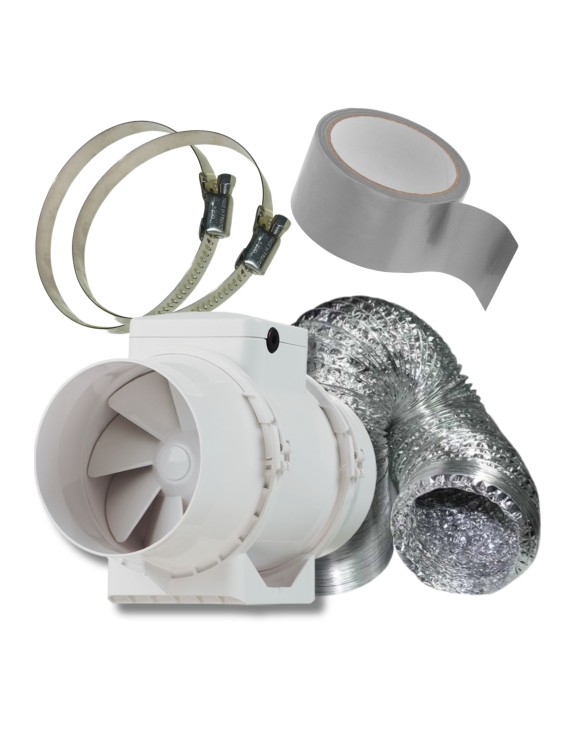 Kit Aspirazione Aria bi-potenza - Portata 145-187 M3/H 100 mm Kit Aspirazione Aria bi-potenza - Portata 145-187 M3/H 100 mm