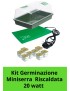 Kit Germinazione Miniserra Riscaldata 20 W