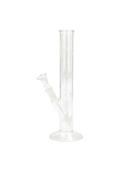 Bong in vetro Foglia Satinata 26 cm