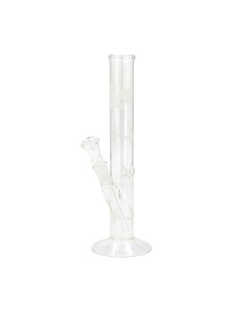 Bong in vetro Foglia Satinata 26 cm
