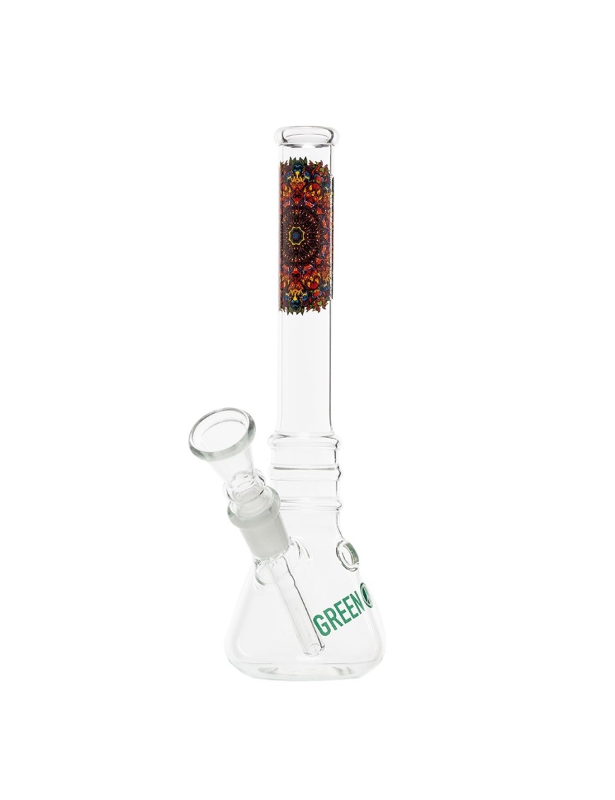 Mandala Greenline Bong in vetro Beaker 21 cm
