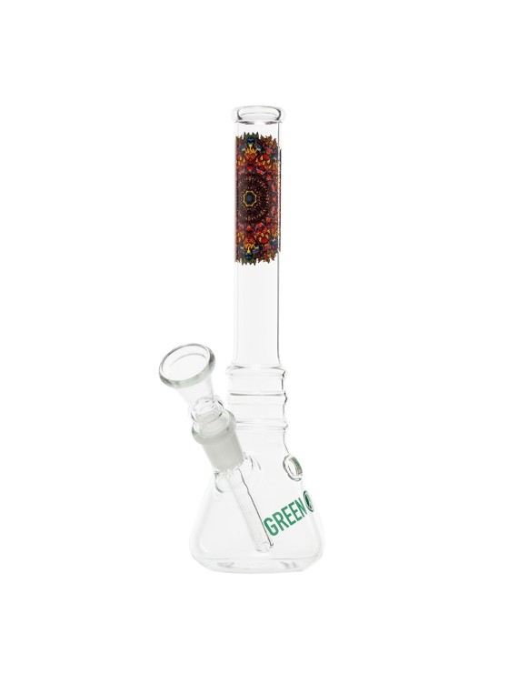 Mandala Greenline Bong in vetro Beaker 21 cm