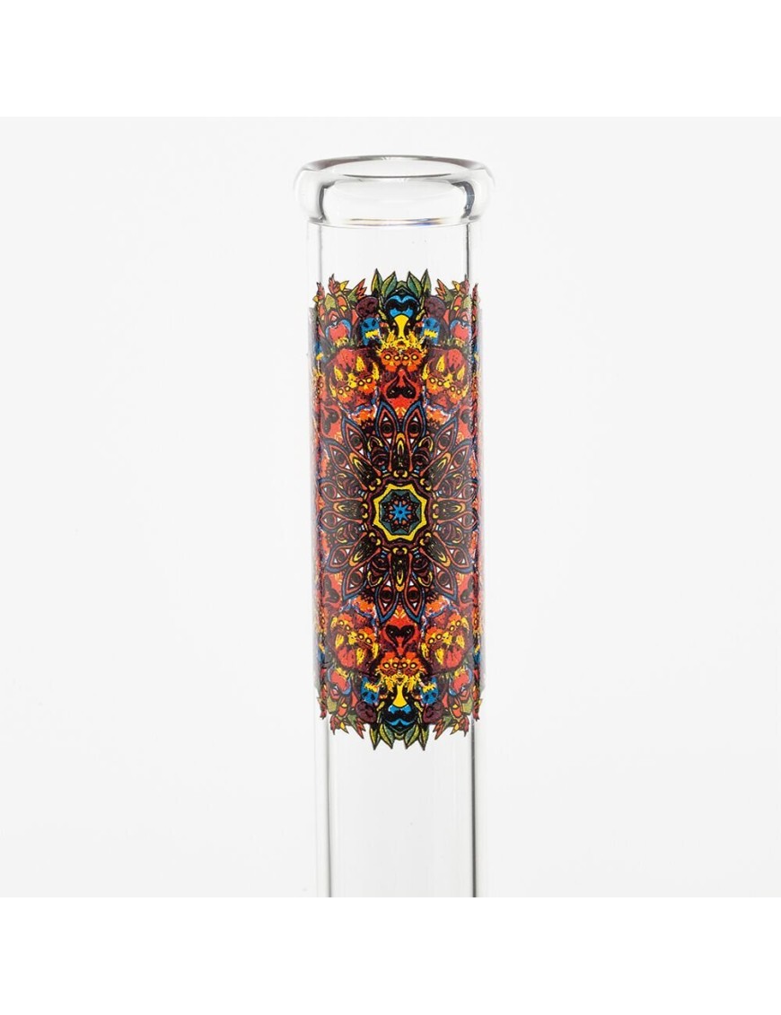 Mandala Greenline Bong in vetro 21 cm | Ø 22 mm 14.5 mm – Hemporium