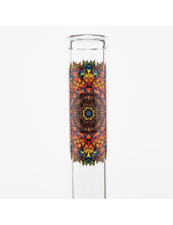 Mandala Greenline Bong in vetro 21 cm | Ø 22 mm 14.5 mm – Hemporium