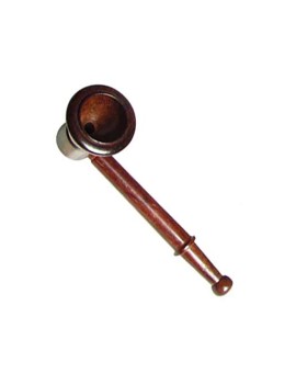 Pipa intagliata in legno di...