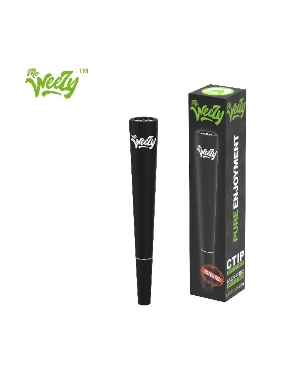 The Weezy Black – Pipa pure in alluminio nera