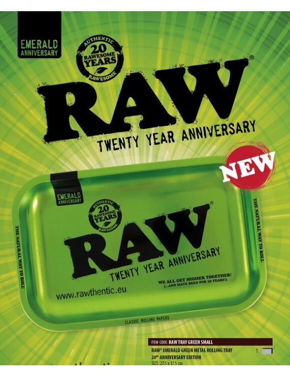 RAW Rolling Tray Emerald – Edizione Limitata 20th Anniversary