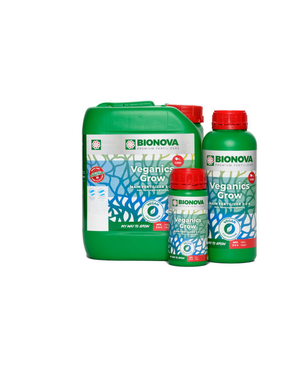 Bionova Veganics Grow 1L | Fertilizzante Vegano per Crescita Vegetativa