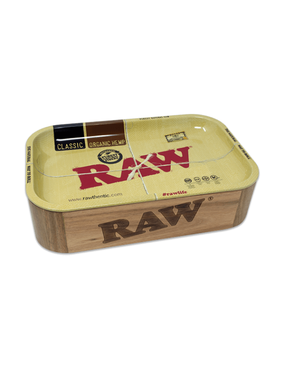 RAW Cache Box Legno - Contenitore Accessori con Vassoio
