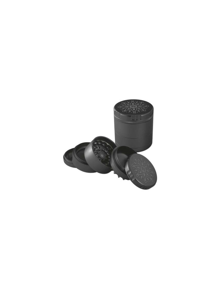 Black Leaf Flower Grinder – 5 parti Ø 63 mm CNC Premium