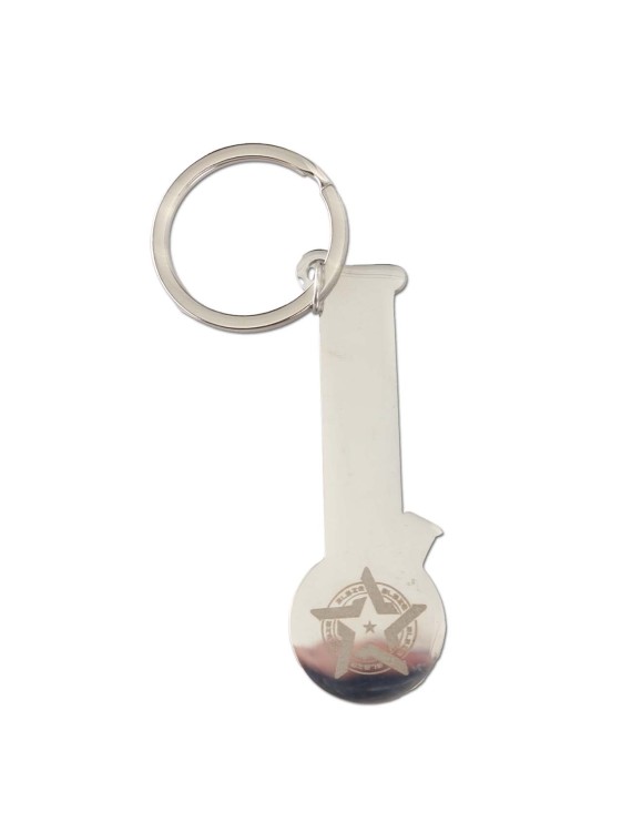 Portachiavi Black Leaf Blaze – Gettone Carrello a Forma di Bong