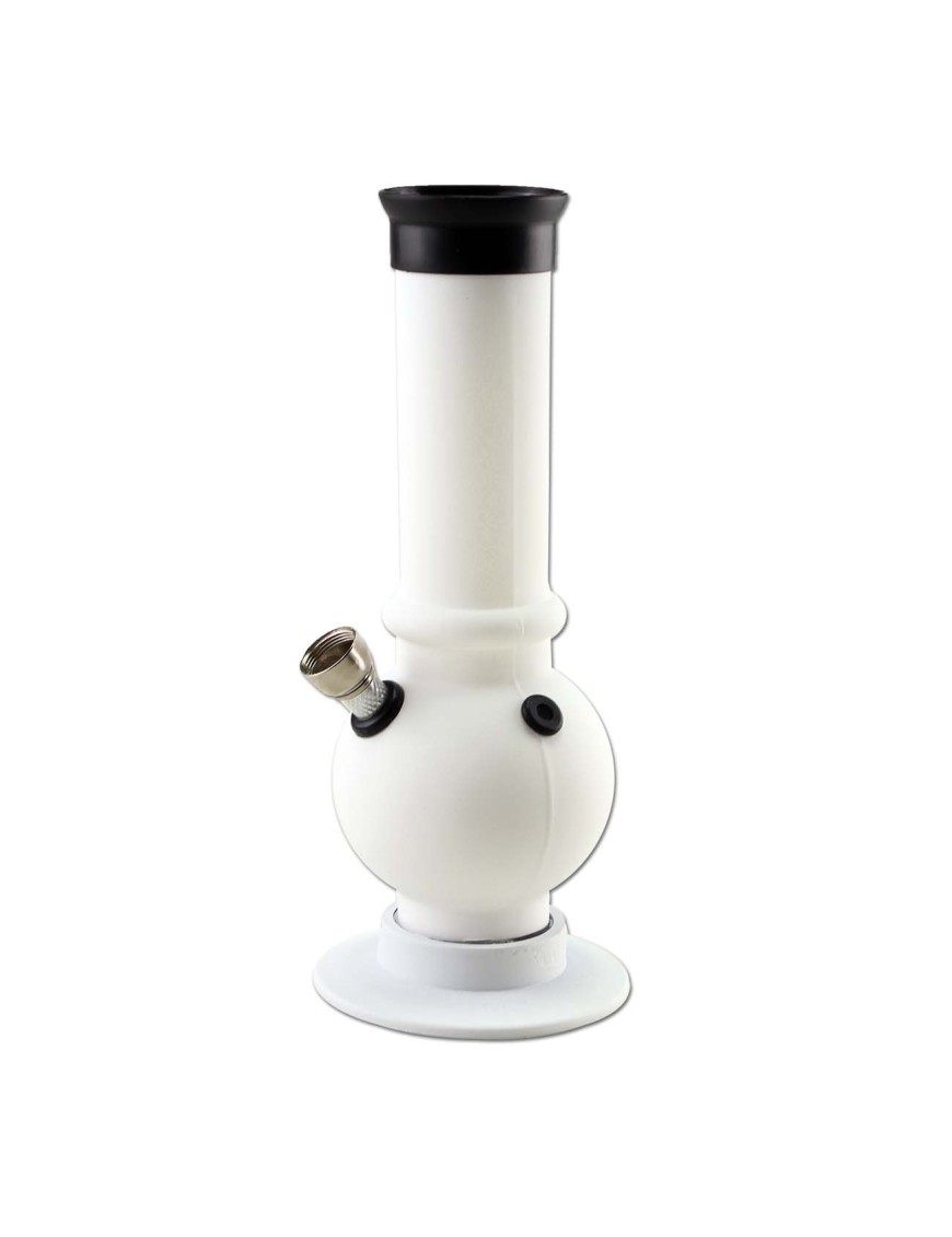 Bong in Acrilico Black Leaf 20,8 cm