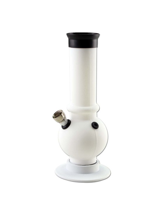 Bong in Acrilico Black Leaf 20,8 cm