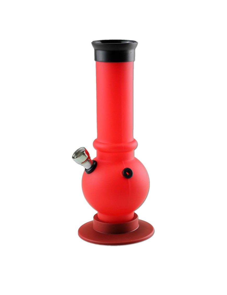 Bong in Acrilico Black Leaf 20,8 cm
