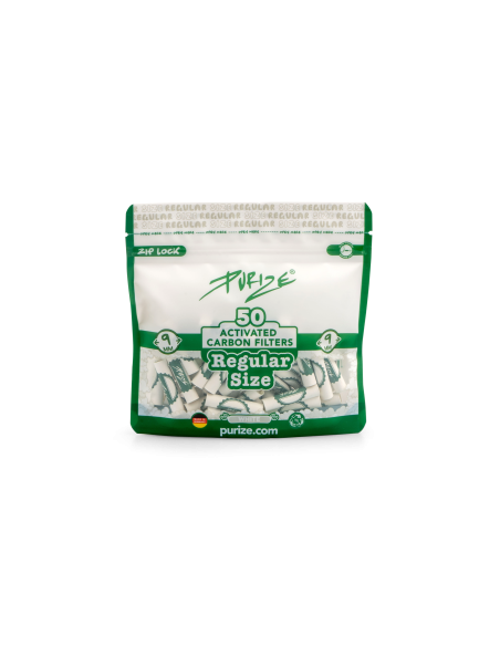 Filtri Carboni Attivi Pipe 9mm PURIZE 50pz | Hemporium – Hemporium