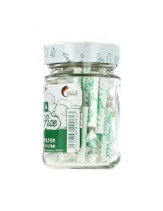 PURIZE® XTRA Slim Long Size Bianco 6mm | Filtro Carbone Attivo Cocco 60pz